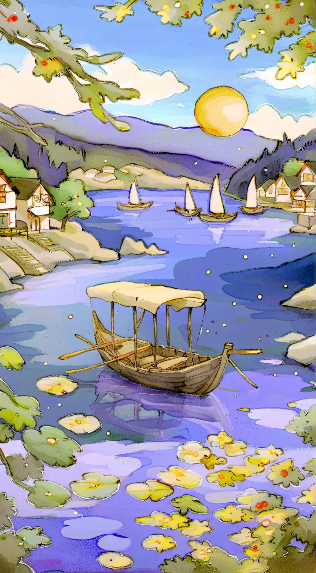 ai character: gray and wenda background