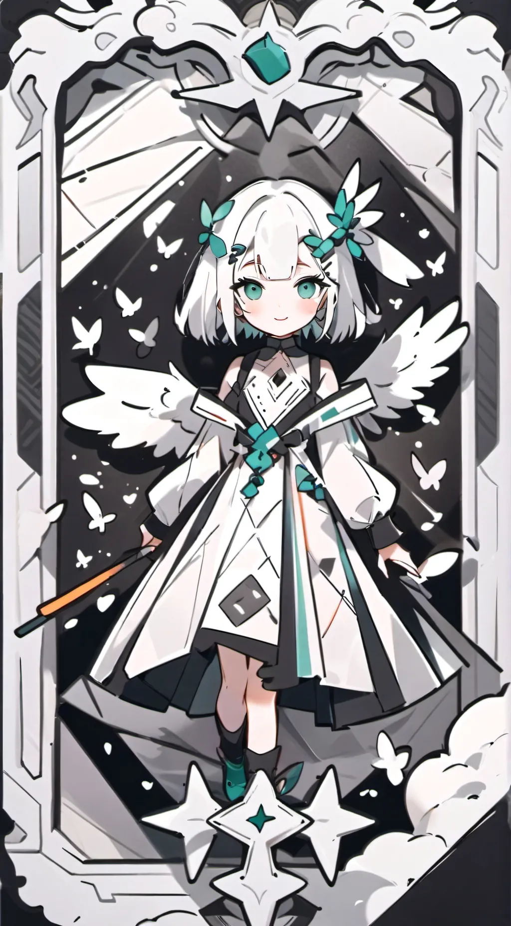 ai character: angelica background