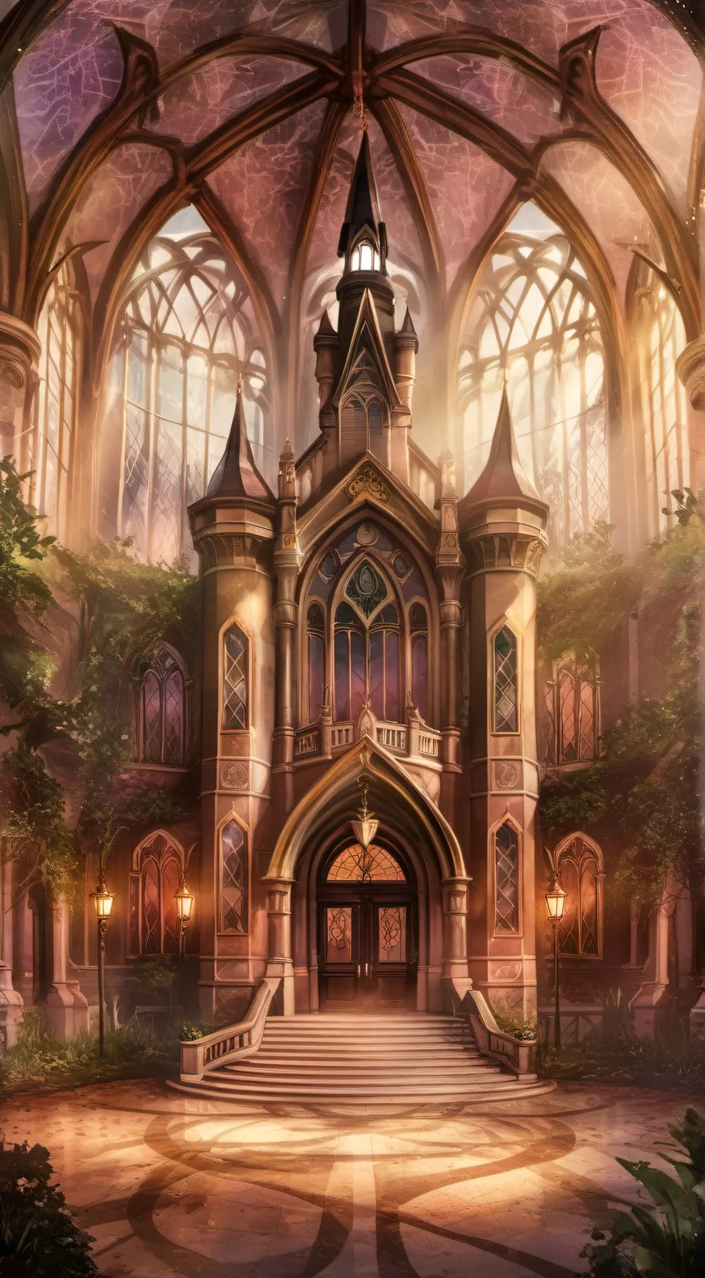 ai character: Hybrid highschool background