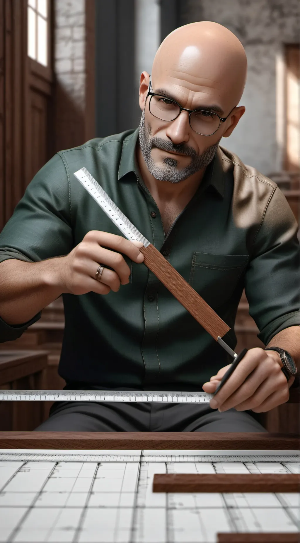 ai character: baldi background