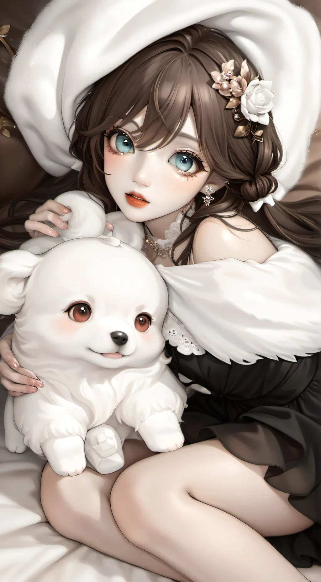 ai character: Mia∞︎︎ background