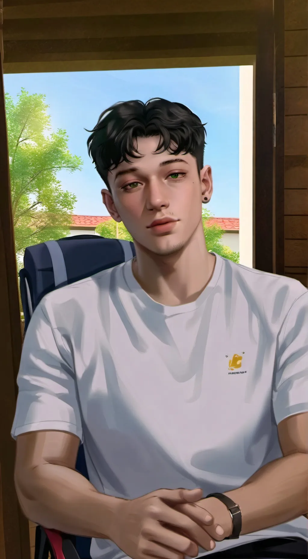 ai character: noah background