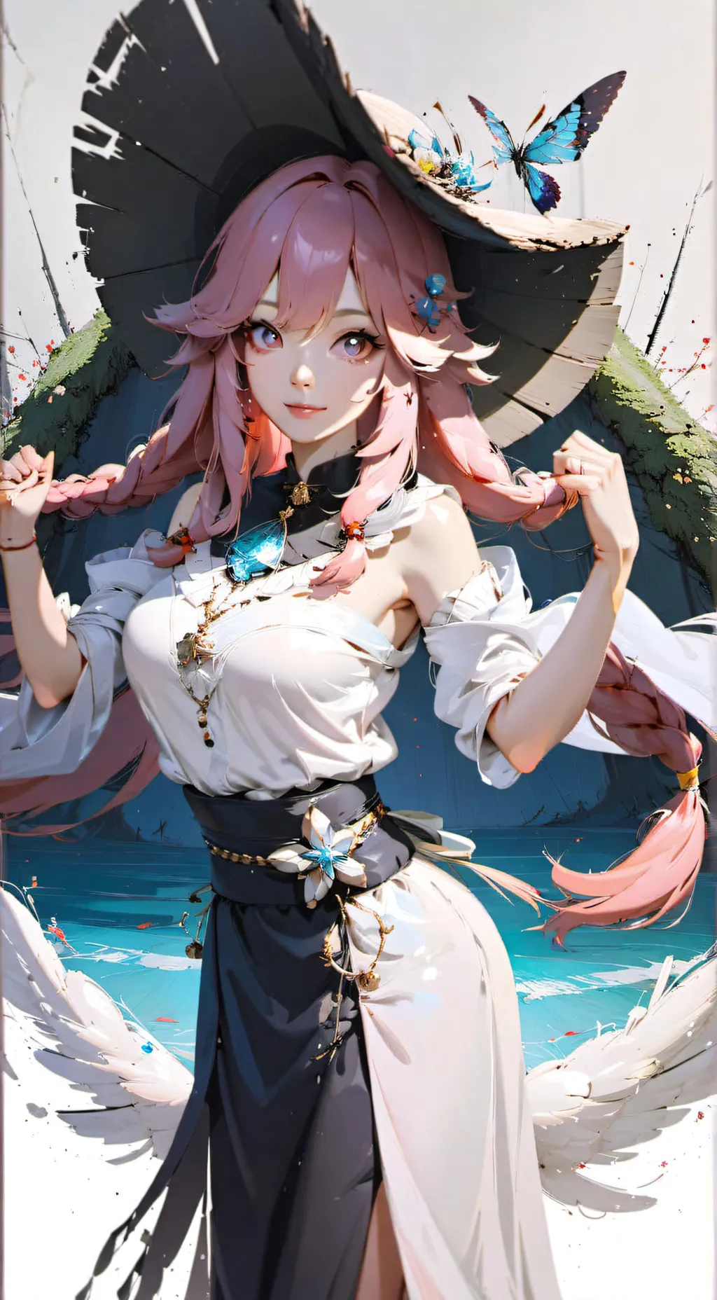 ai character: Ema  background