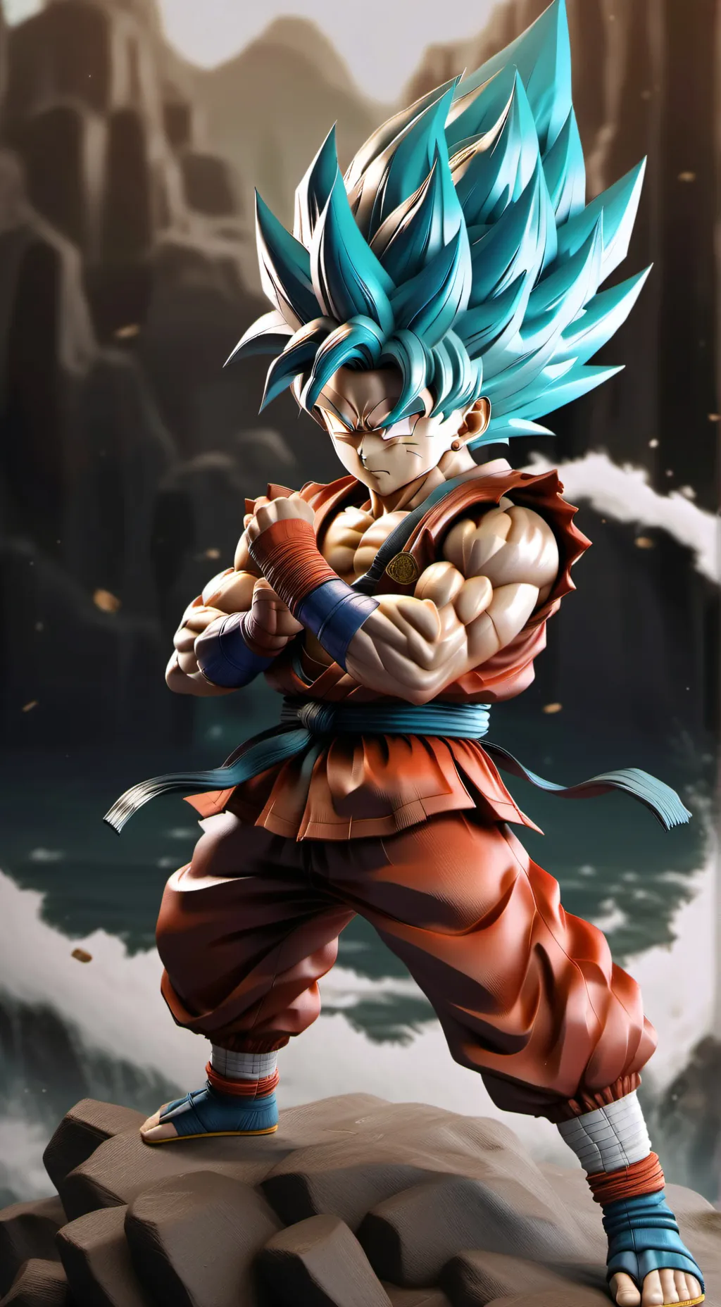 ai character: Vegito background