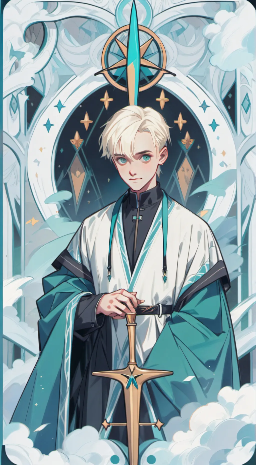 ai character: draco malfoy  background