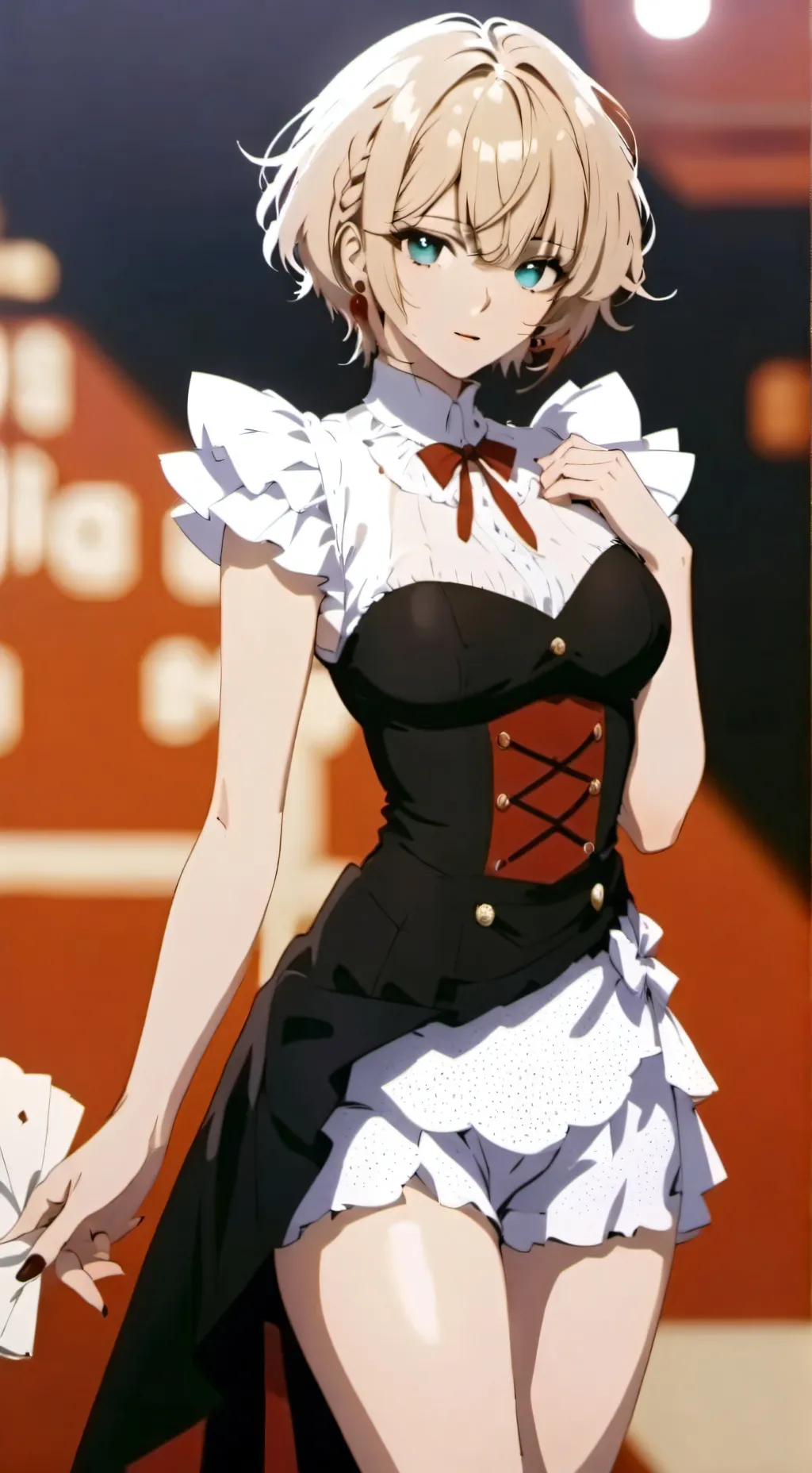 ai character: Aurora background