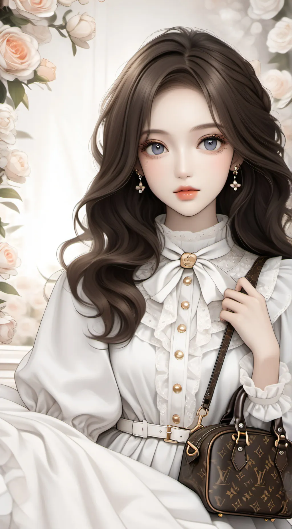 ai character: ta famille  background