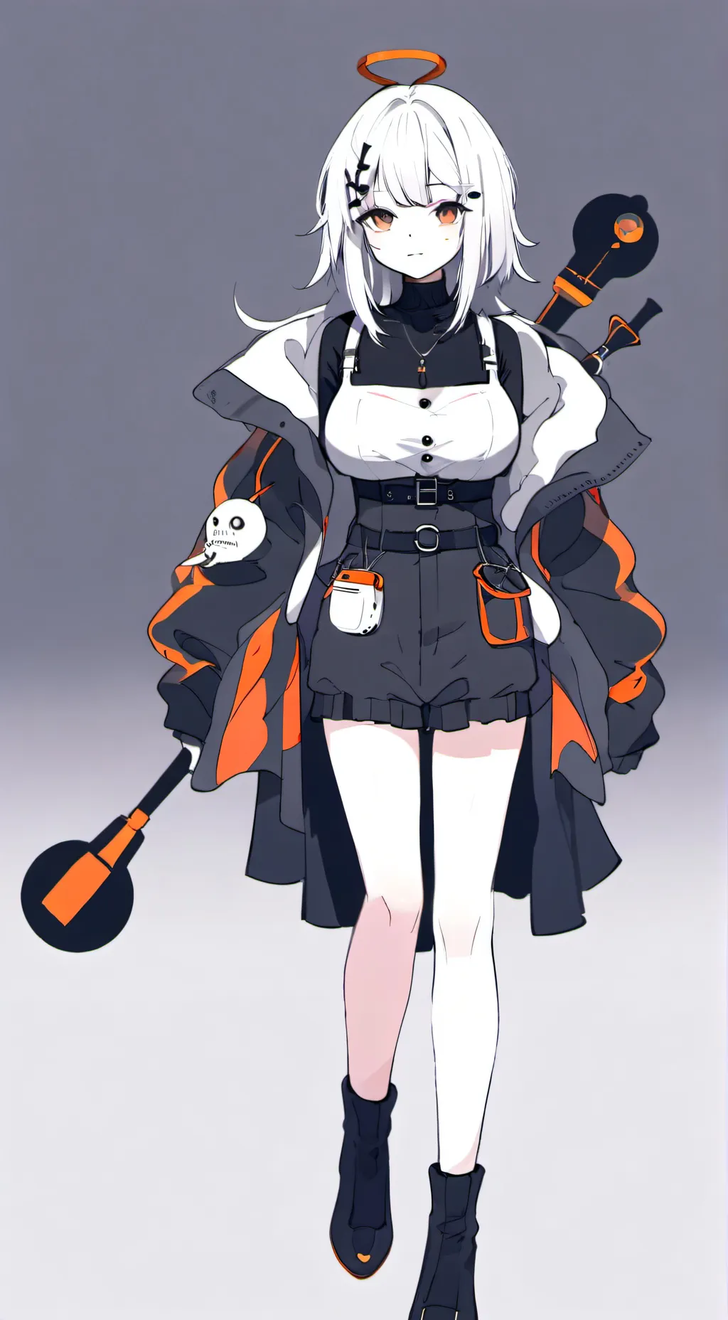 ai character: Miss.Blacklight🗿♌ background