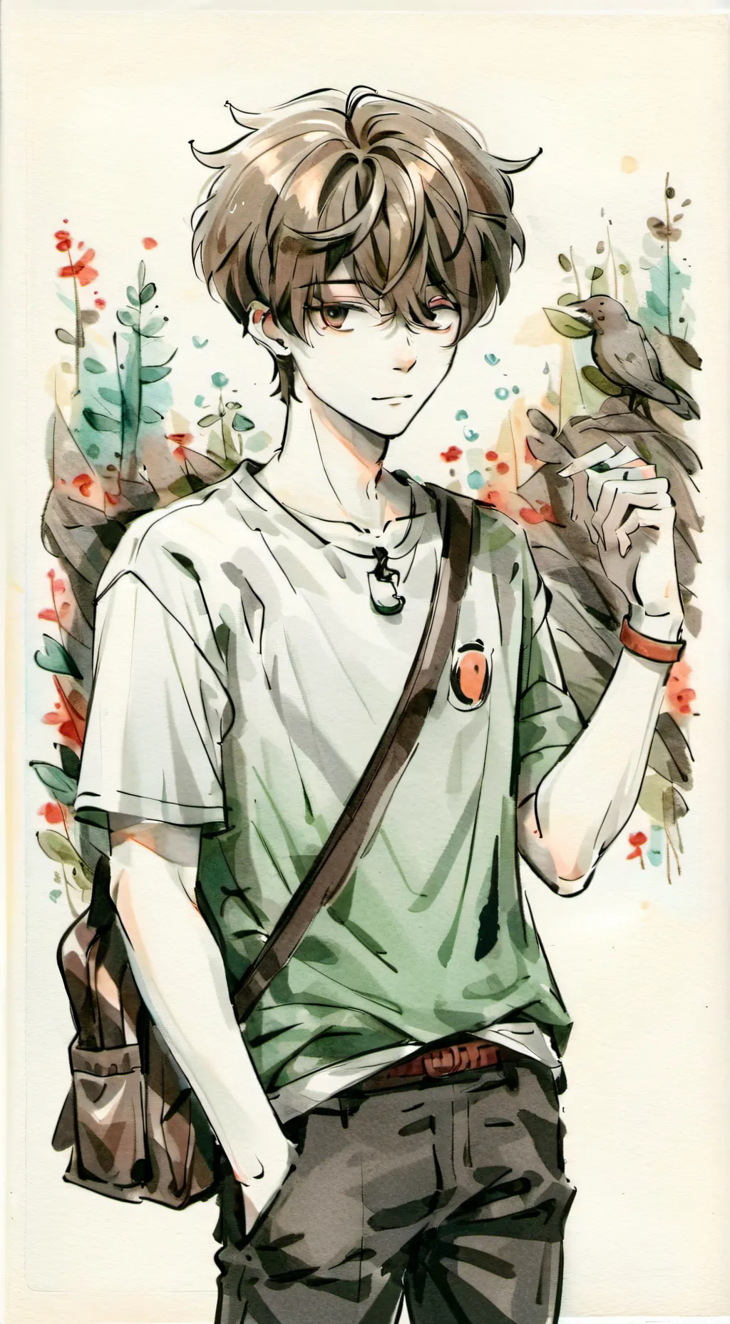 ai character: Bee duo >:3 background