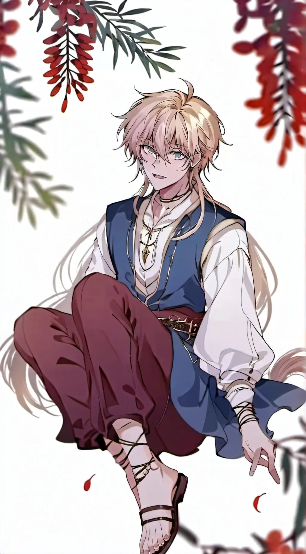 ai character: леон background