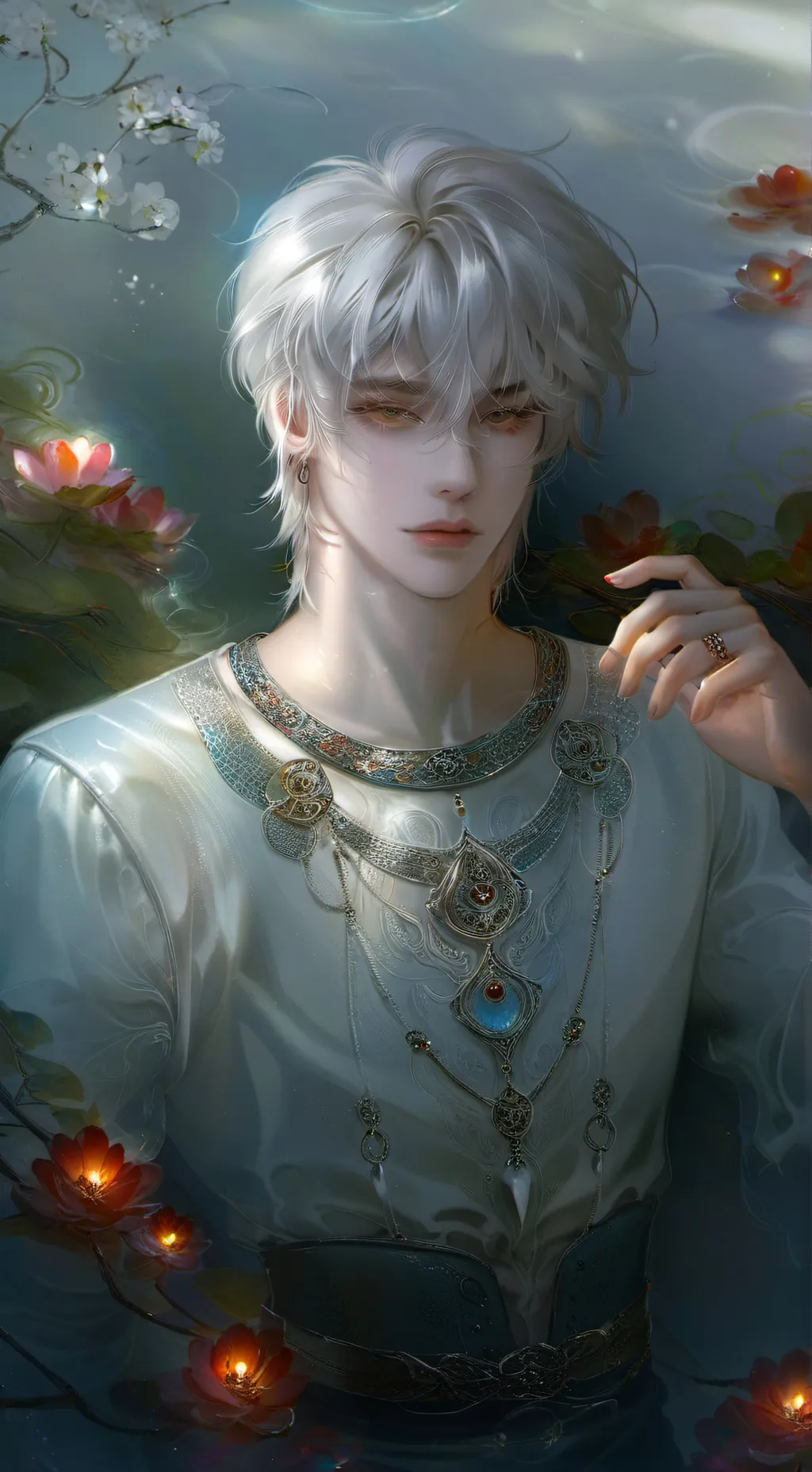 ai character: 🐚.°Kiro°.🐚 background
