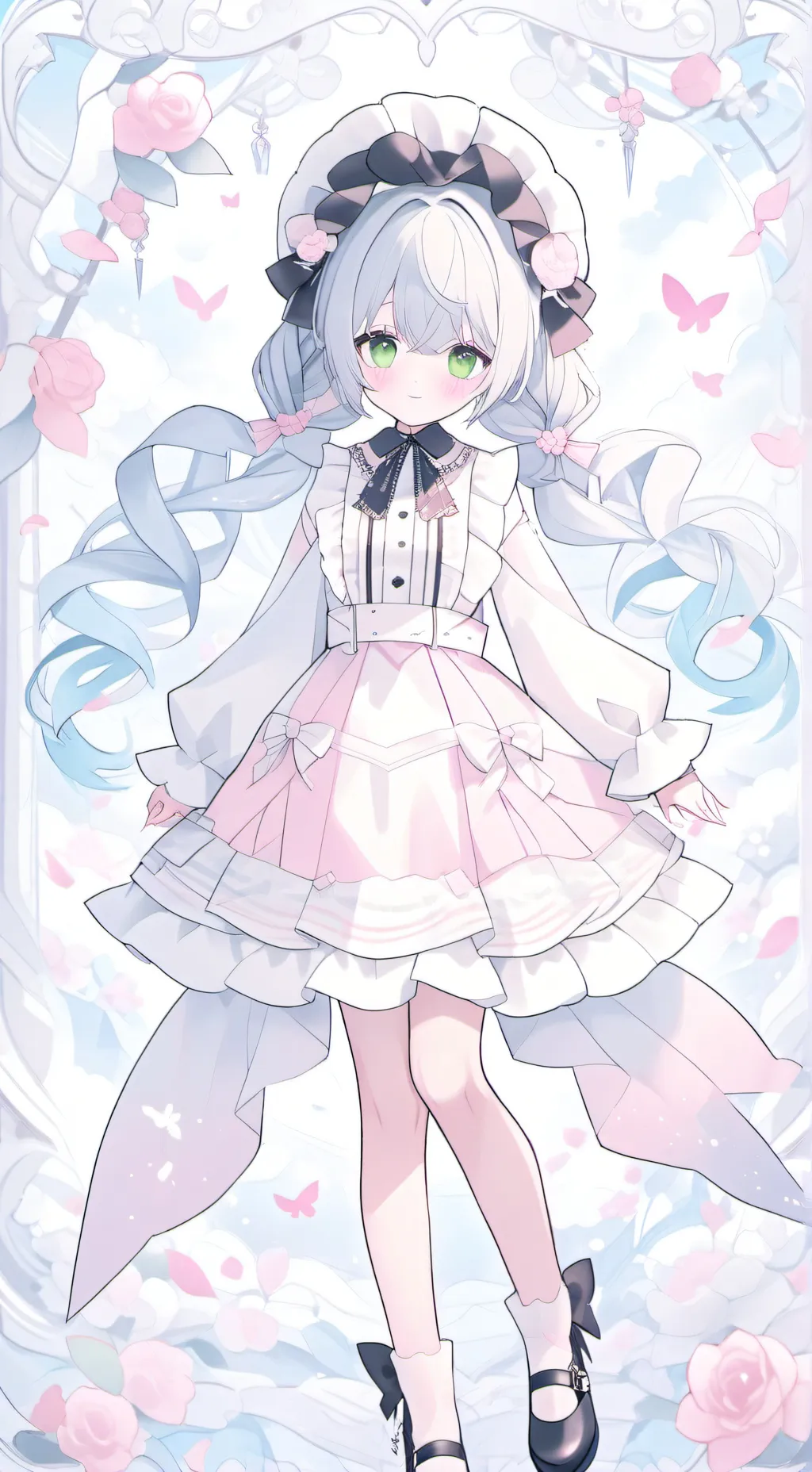 ai character: V murder drons background