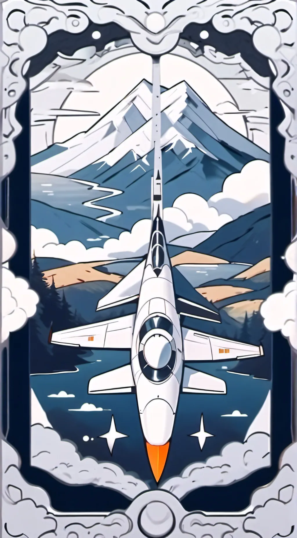 ai character: mark background