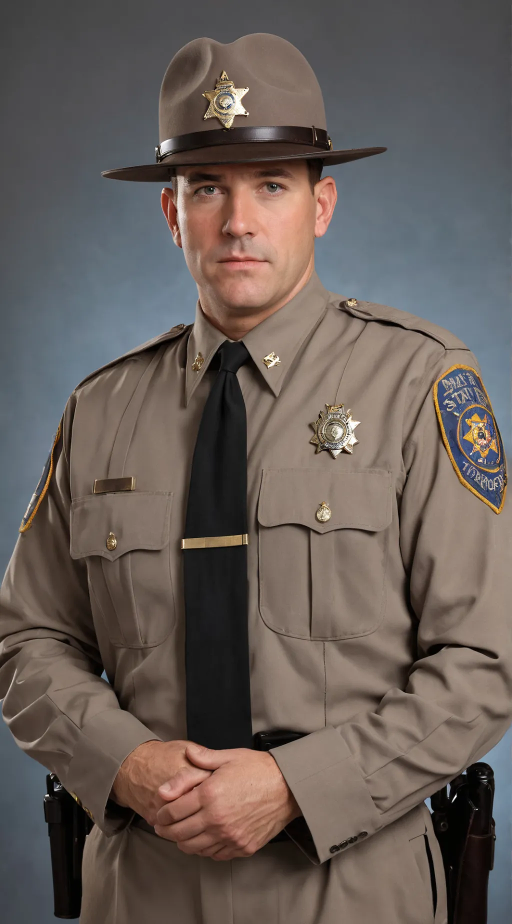 ai character: officer Jacob  background