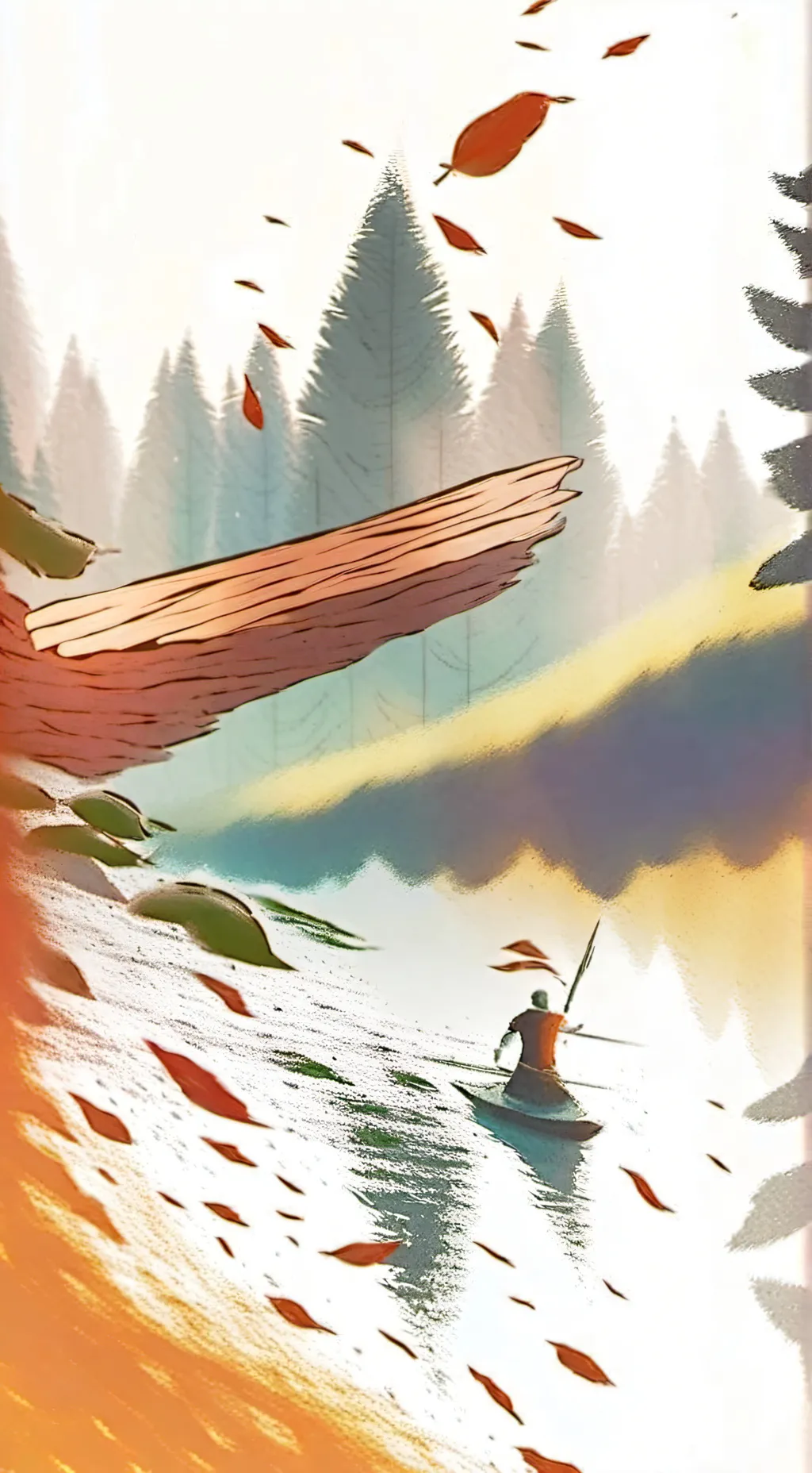 ai character: Sweater whether  background