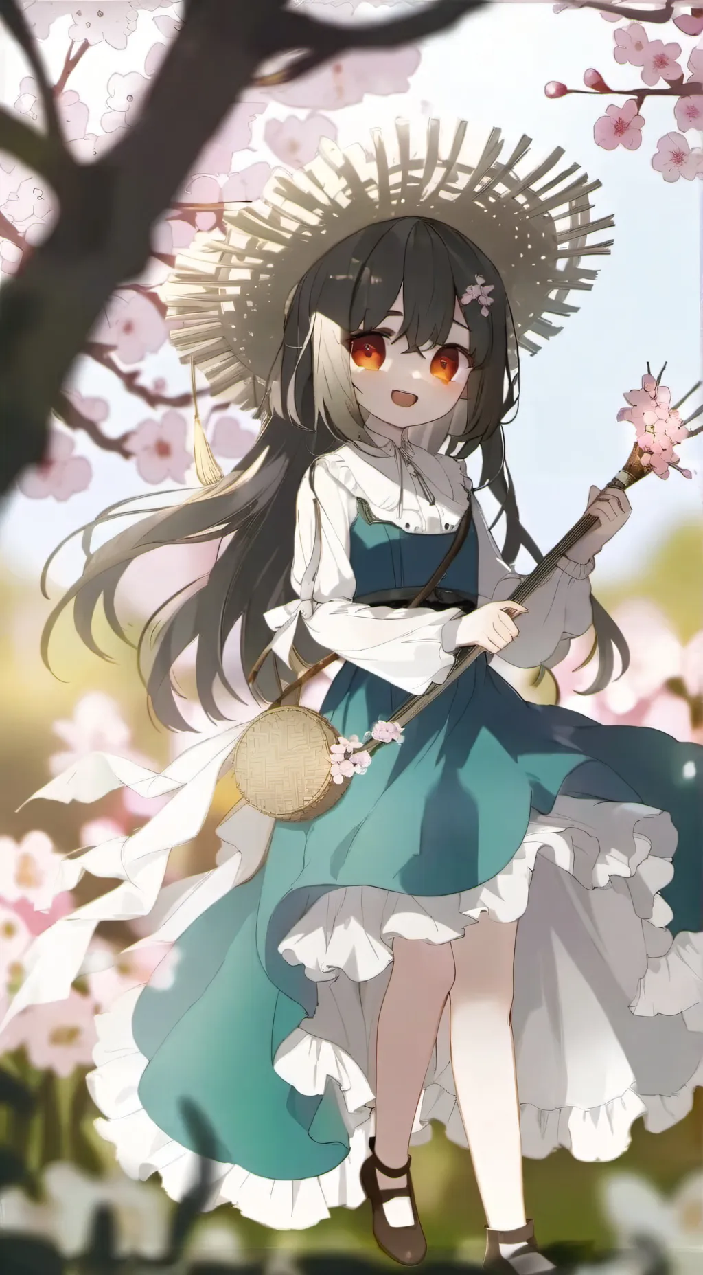 ai character: Luna background