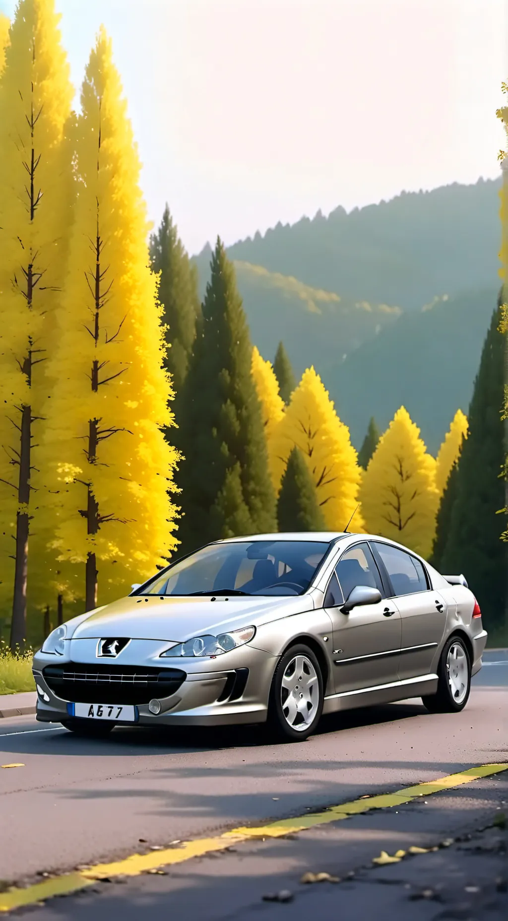 ai character: Cars but...... background