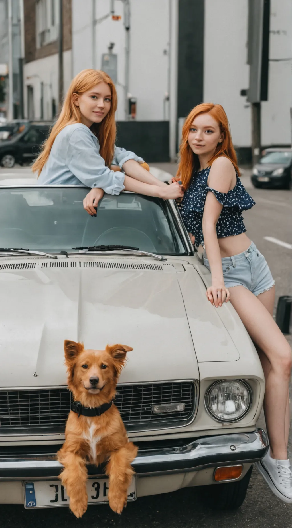 ai character: Isla and Eerie background