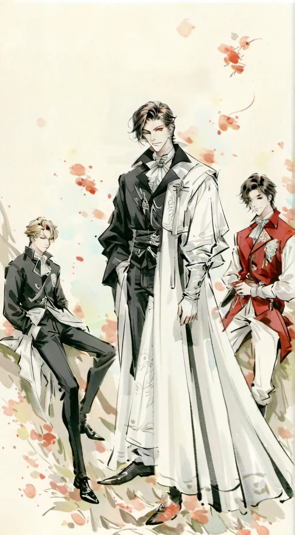 ai character: Boy group background