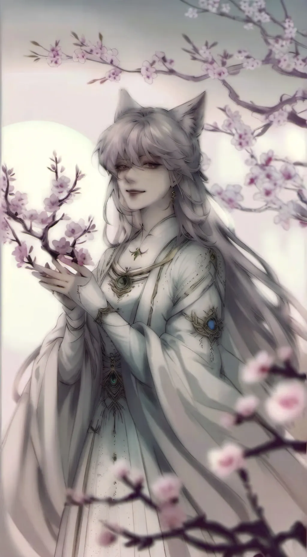 ai character: Elizabeth🤍 background