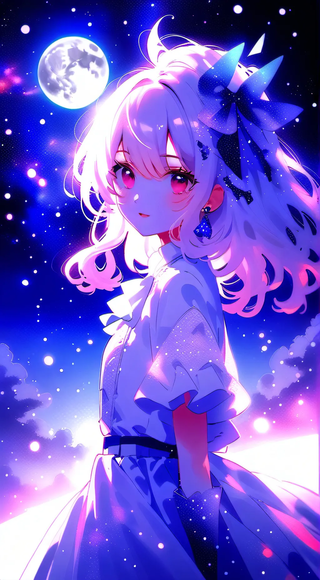 ai character: Love meter background