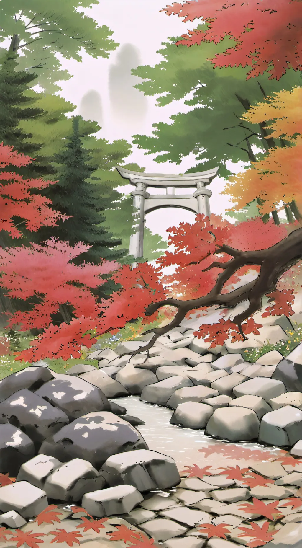 ai character: Freaky sprout😉 background