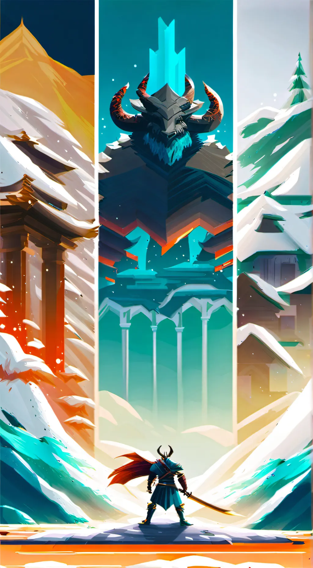 ai character: Gigantic rampage background