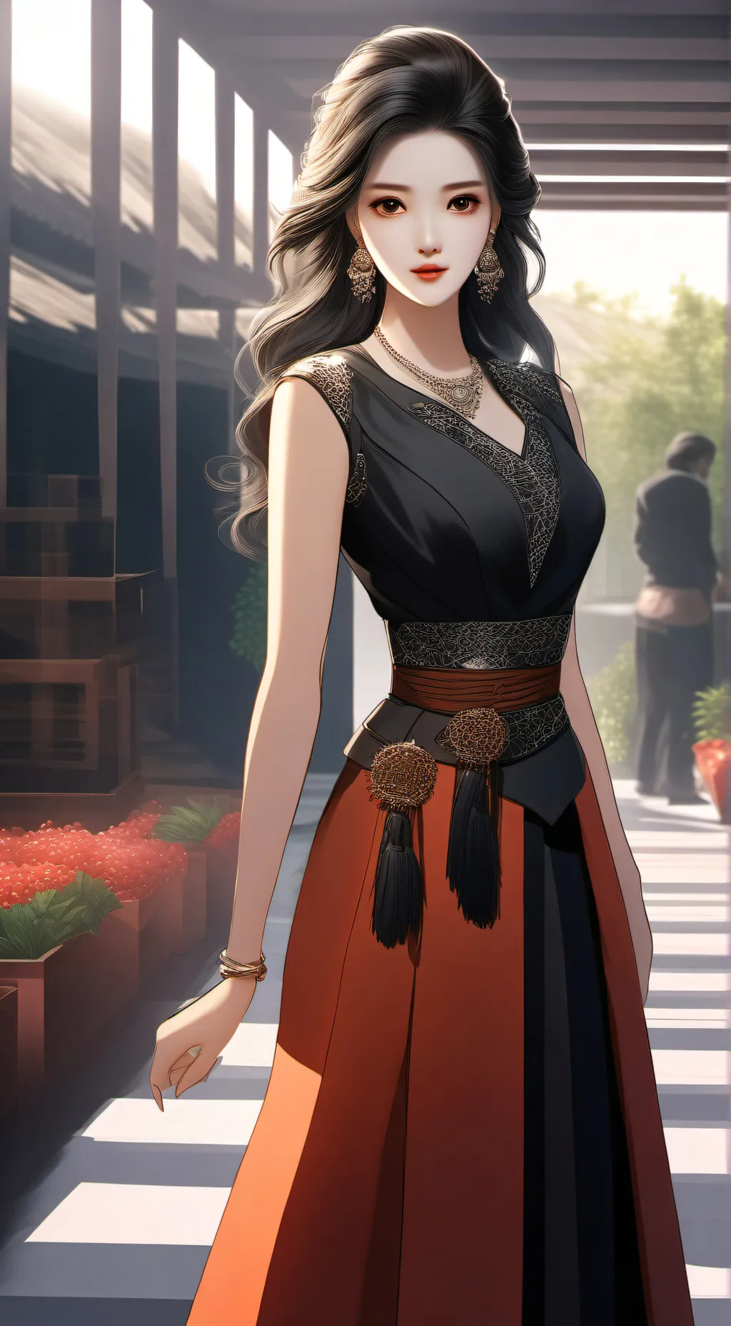 ai character: Lily background
