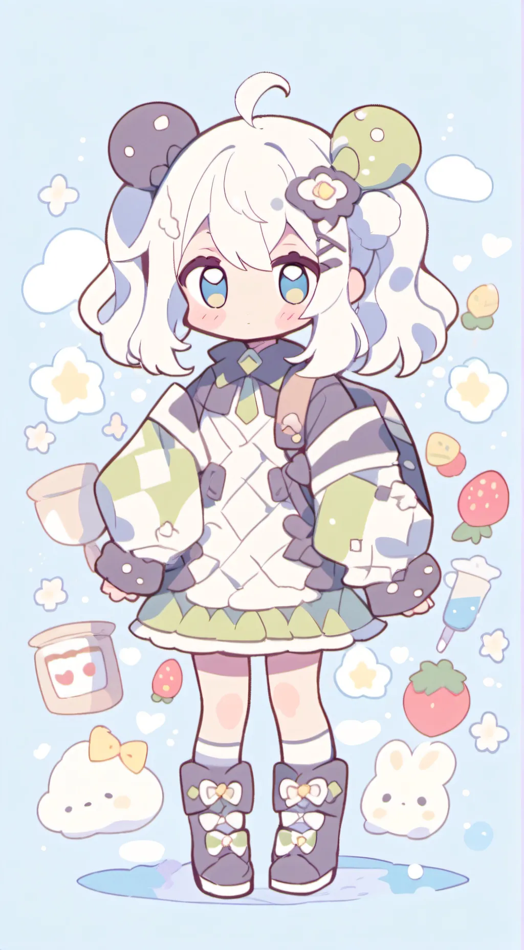 ai character: Yuki(2nd oc) background