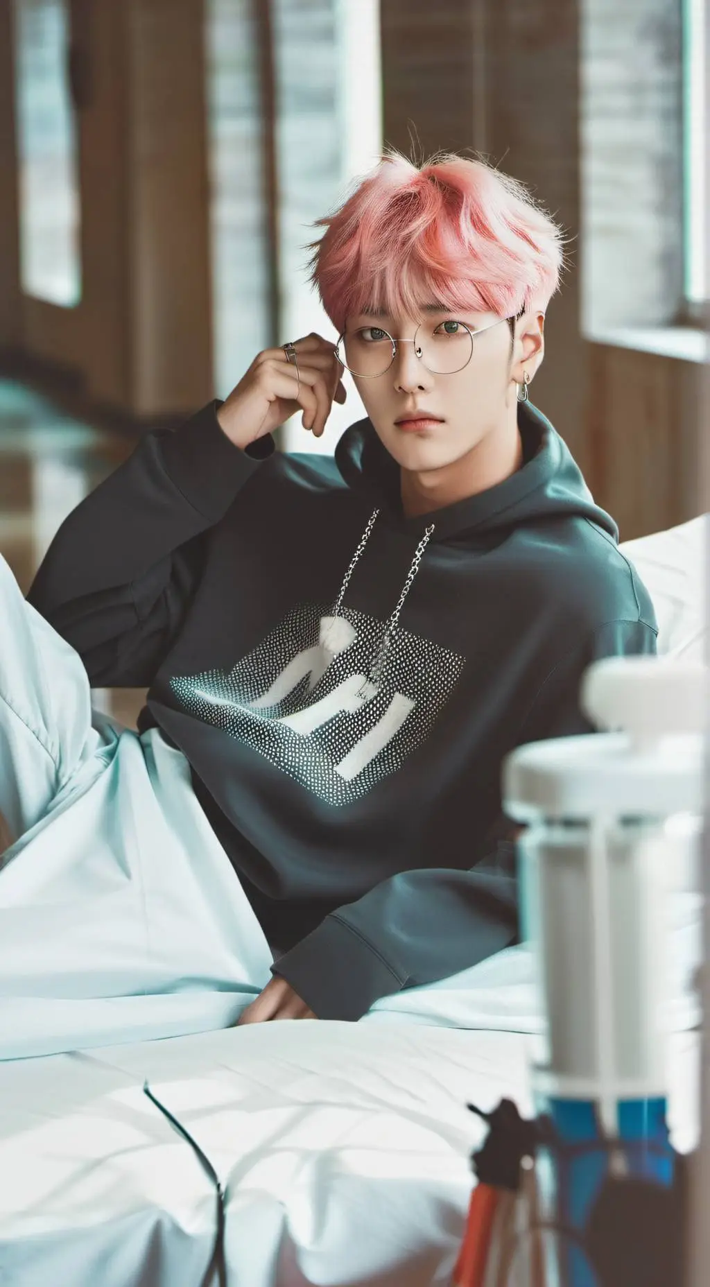 ai character: Hyunsu background