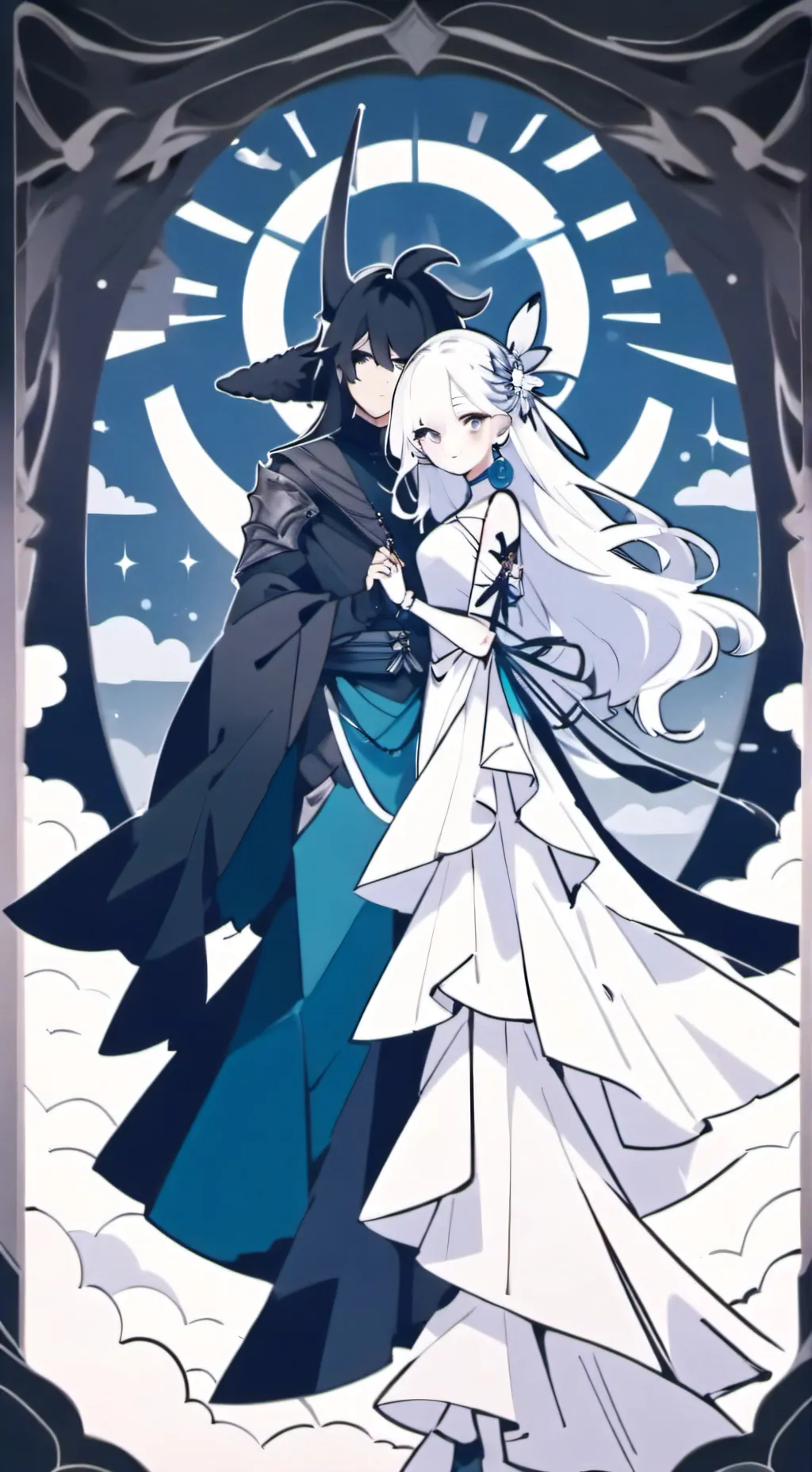 ai character: Jevin and Jessica  background