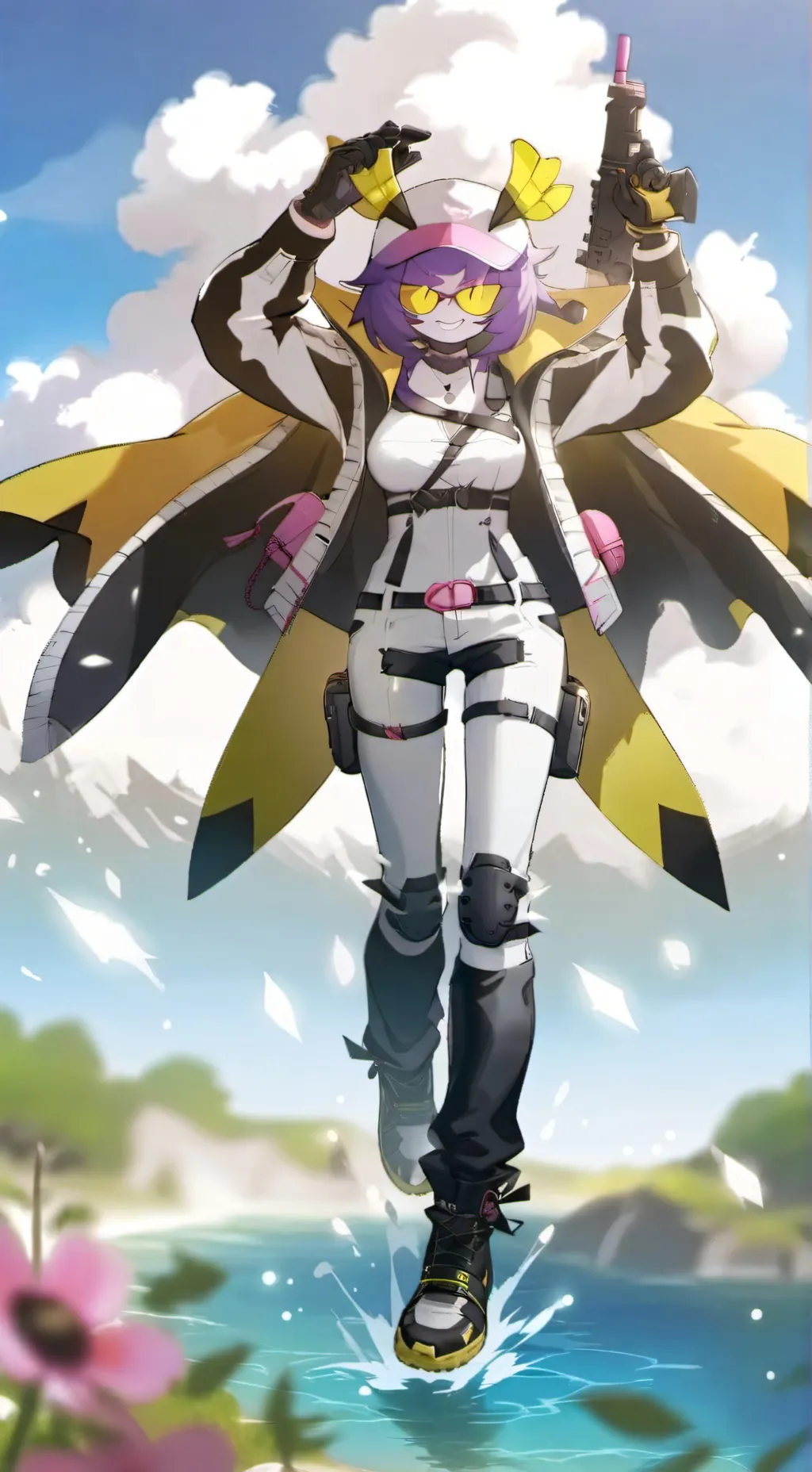 ai character: Uzi background