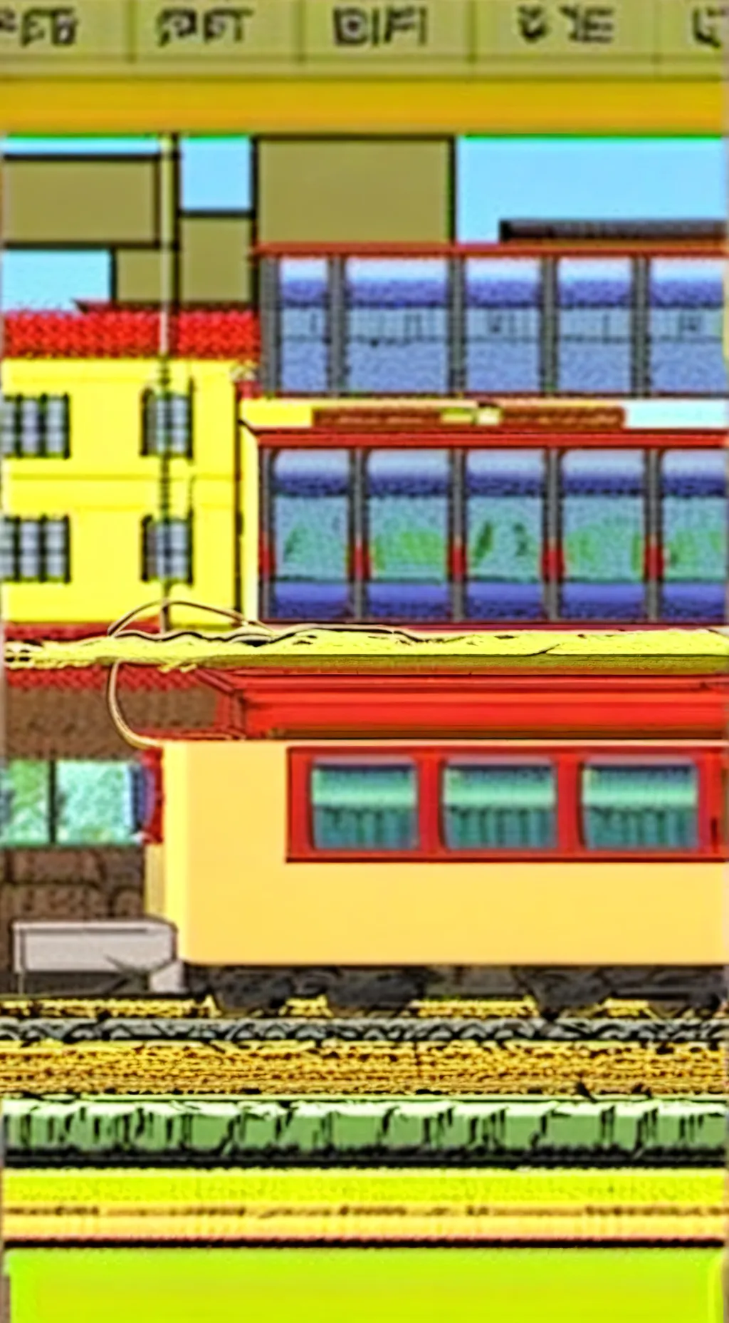 ai character: tiny rails background