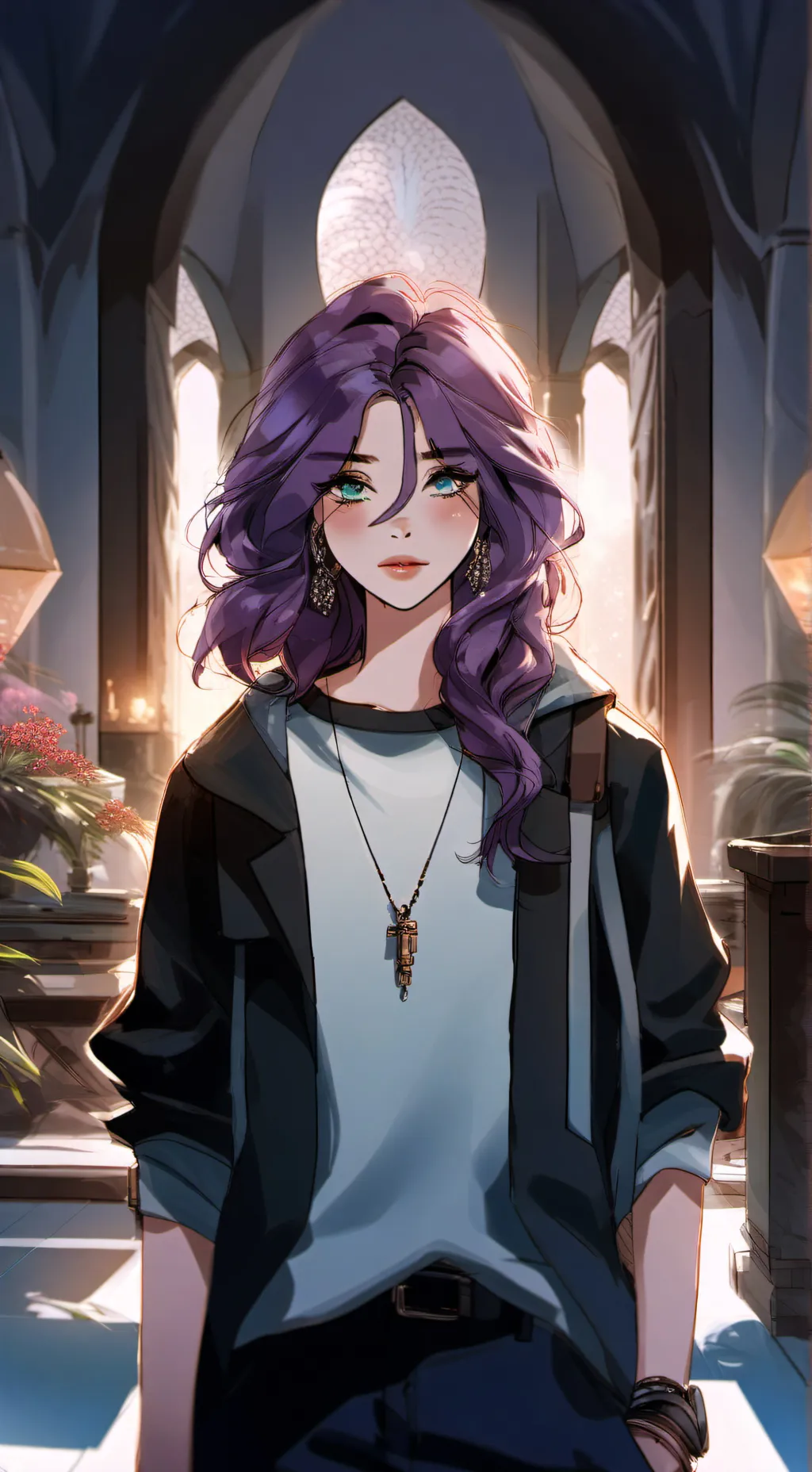 ai character: amelia background