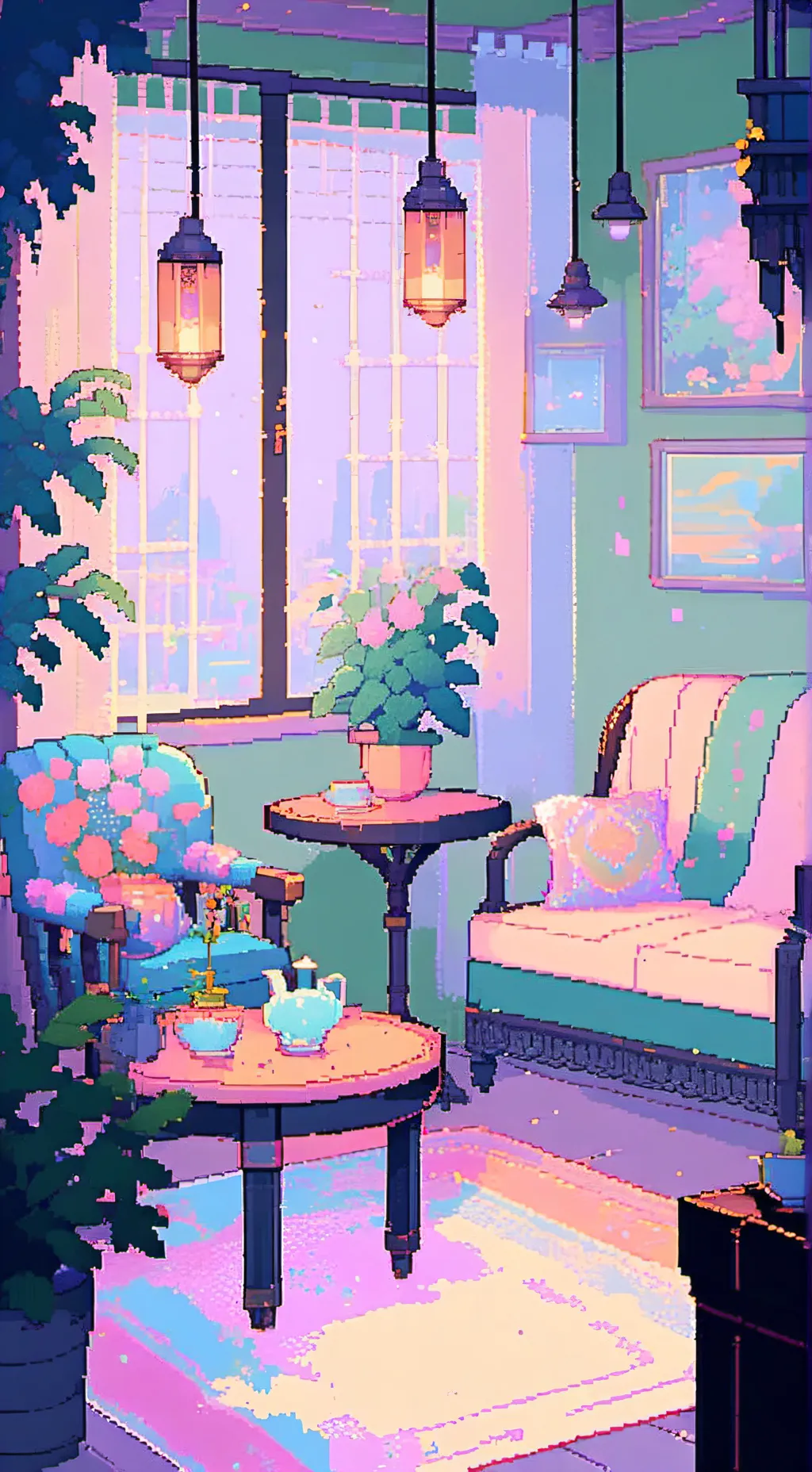 ai character: Лампчка background