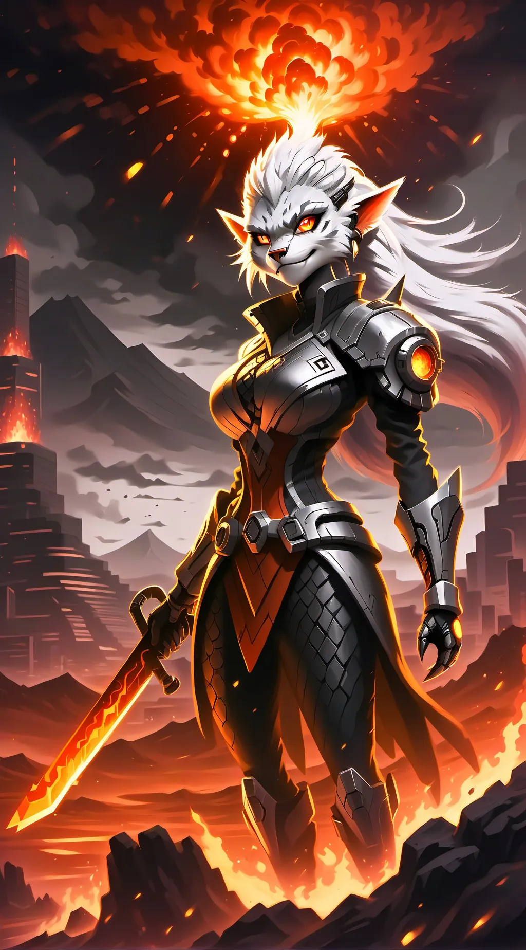 ai character: gold  background