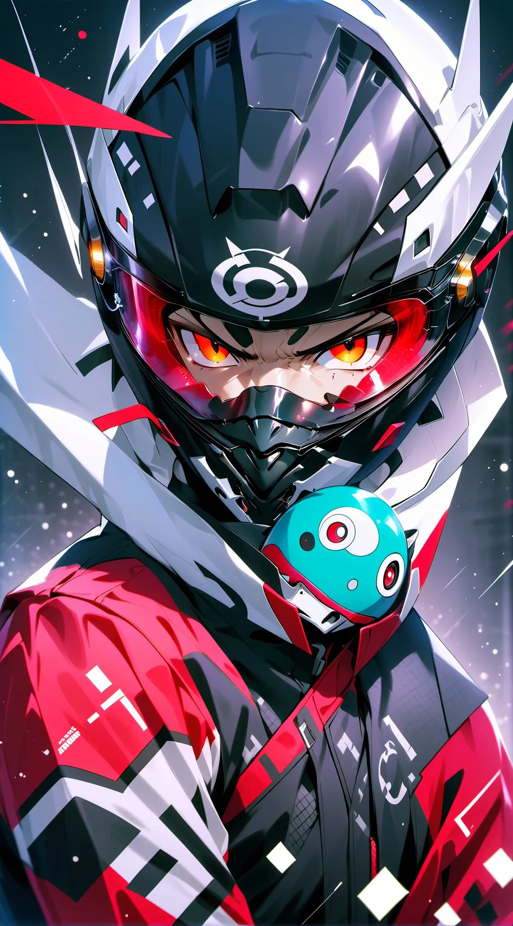 ai character: jjk sleep over background