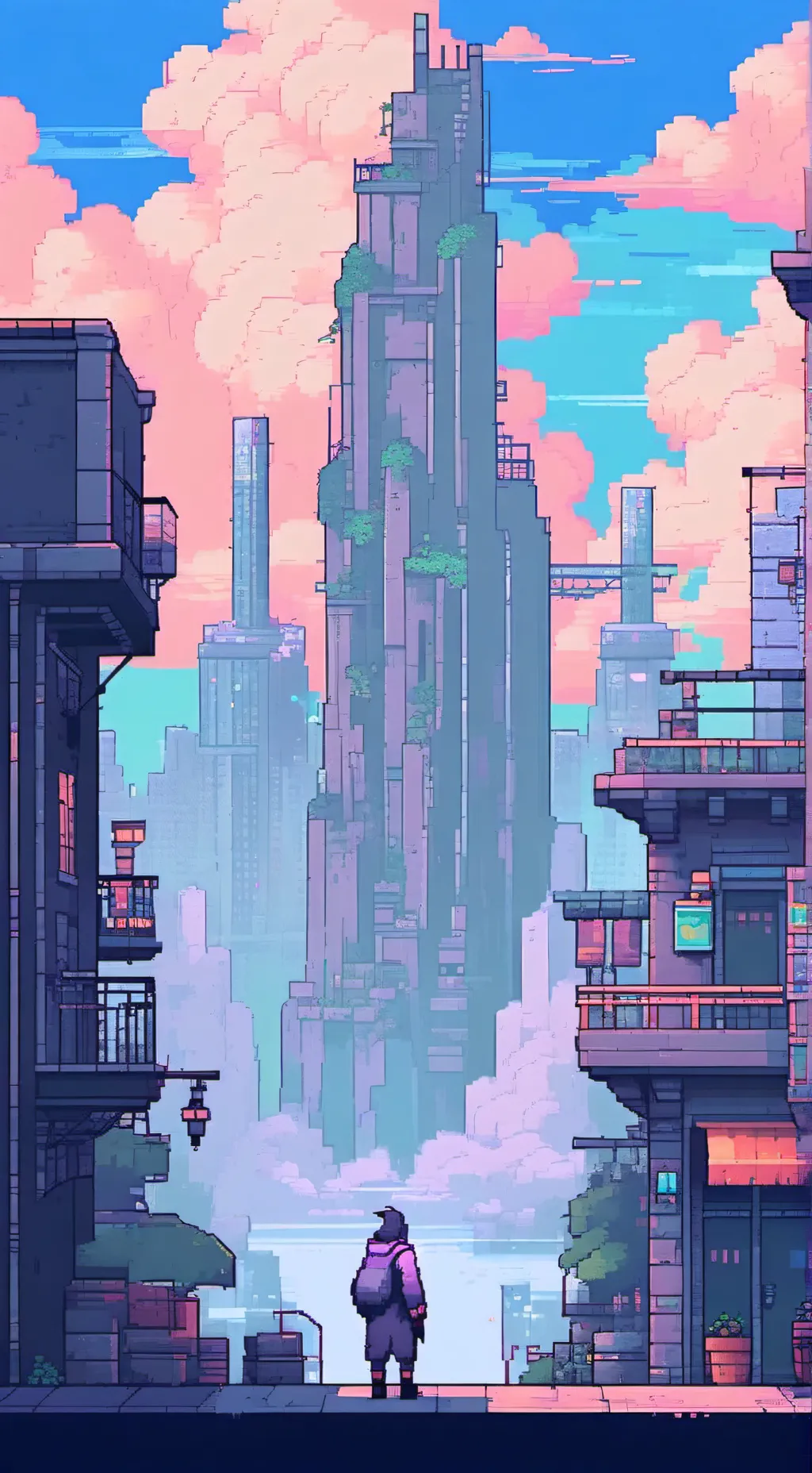 ai character: nabi x santi background