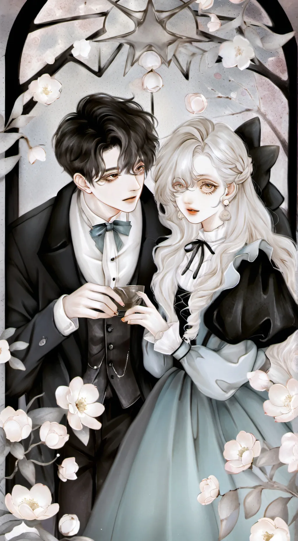 ai character: Nino  background