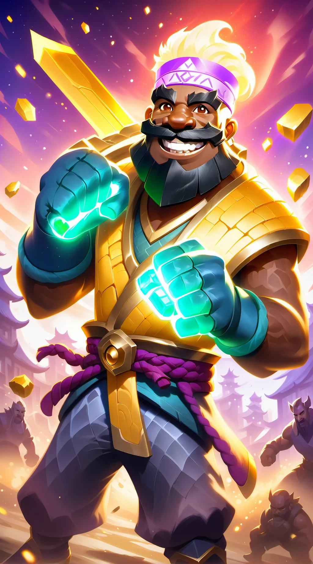 ai character: Meme background