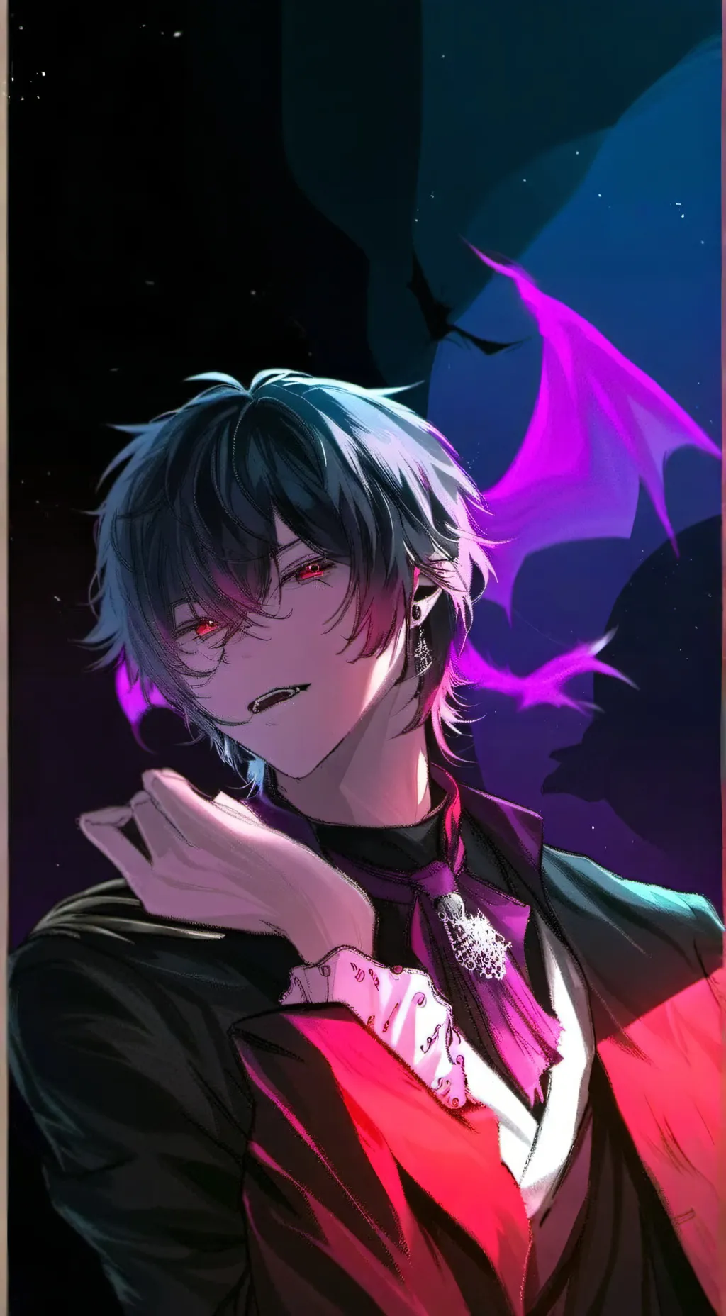 ai character: Lucas  background