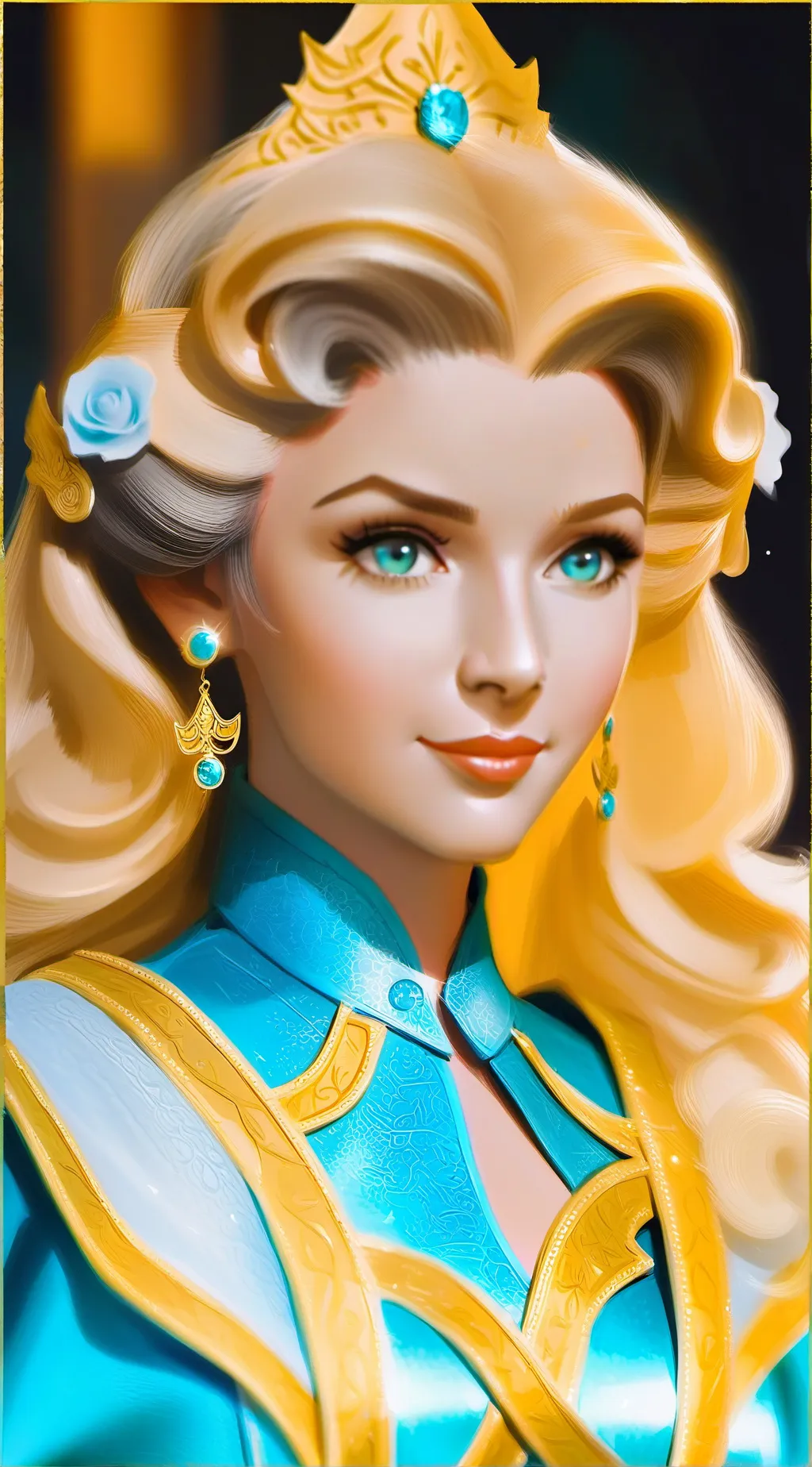 ai character: Valentina  background