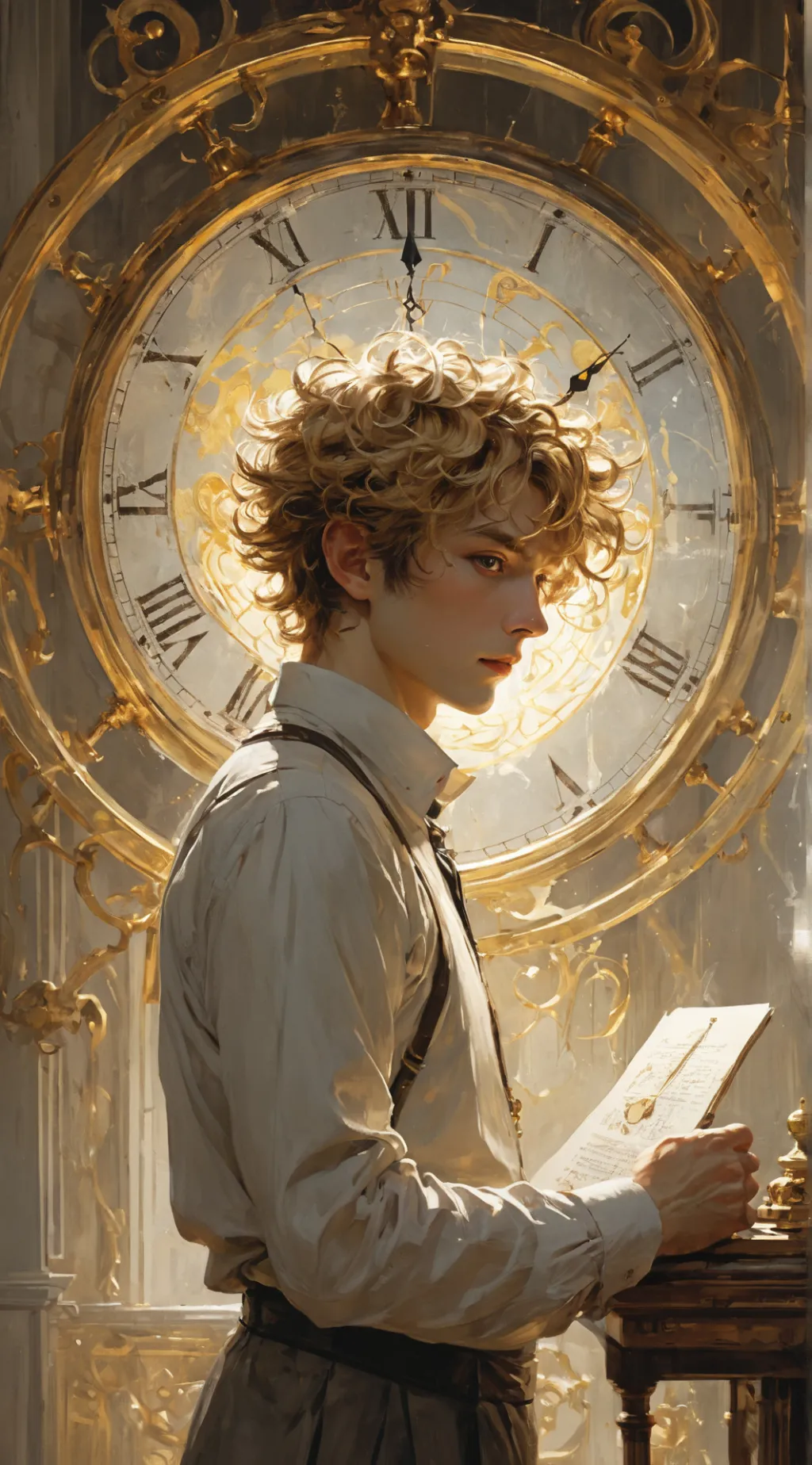 ai character: Leo background