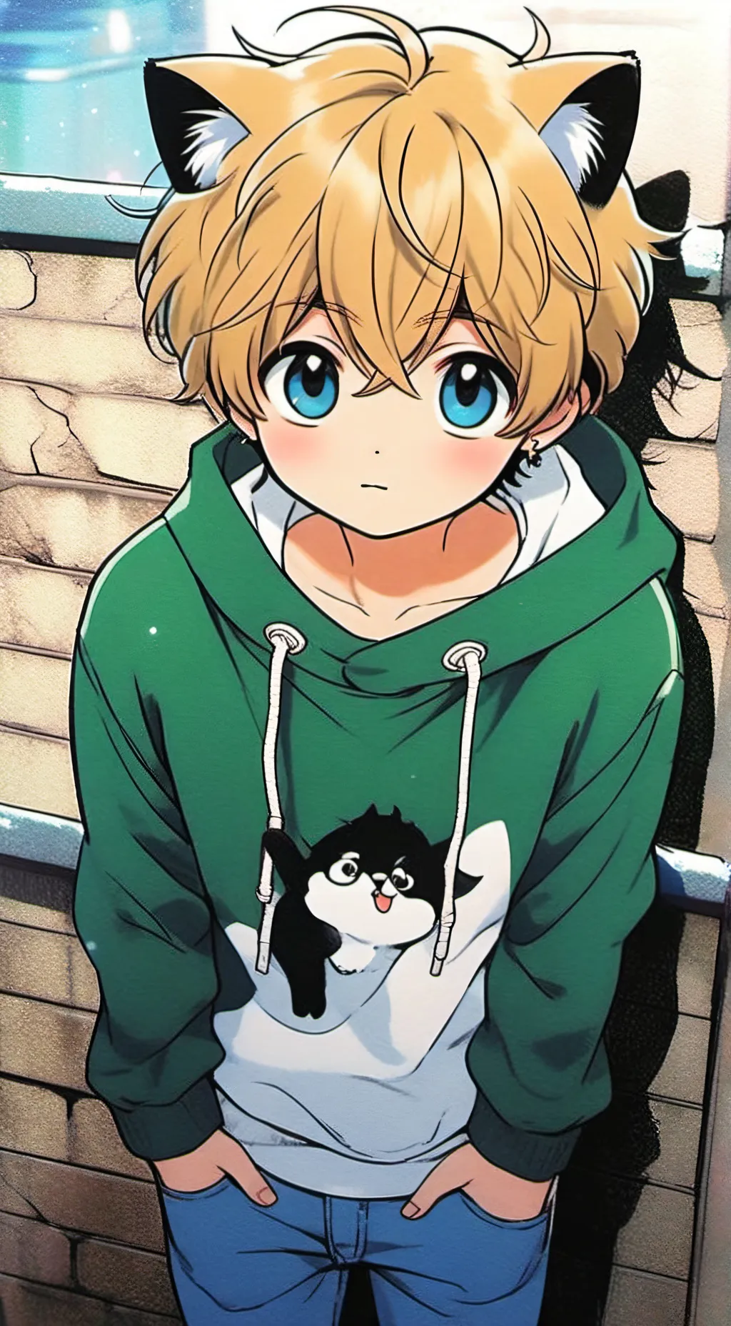 ai character: leo background