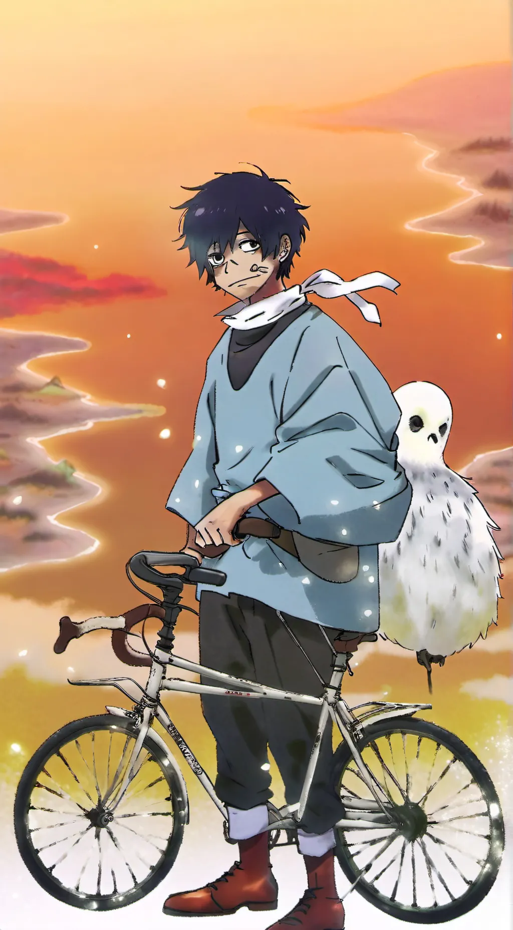 ai character: 𝒎𝒊𝒌𝒆𝒚 background