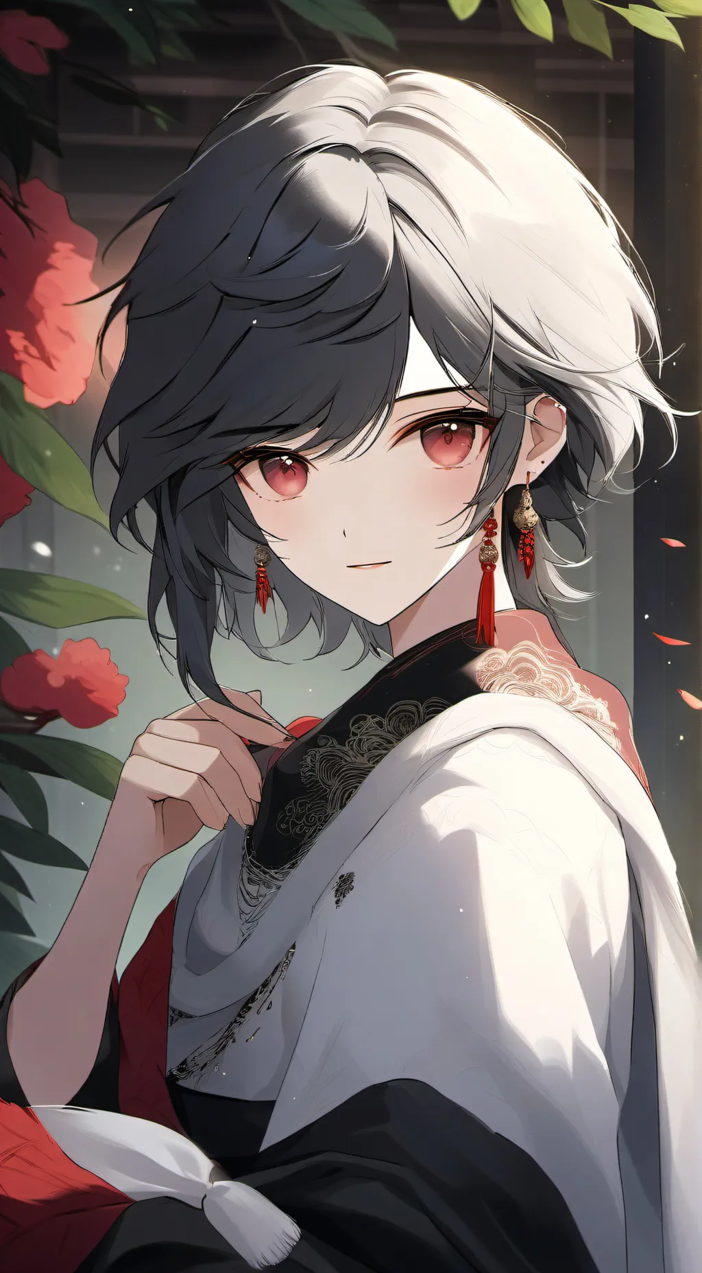 ai character: Komi  background