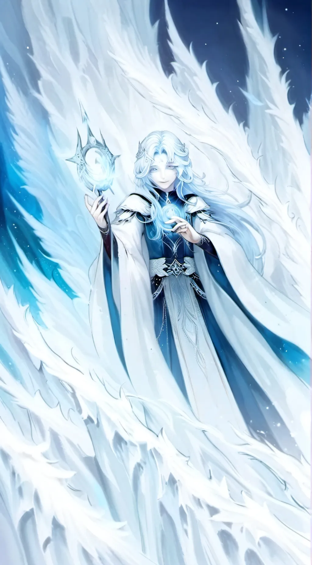 ai character: Khionê (Chione)  background