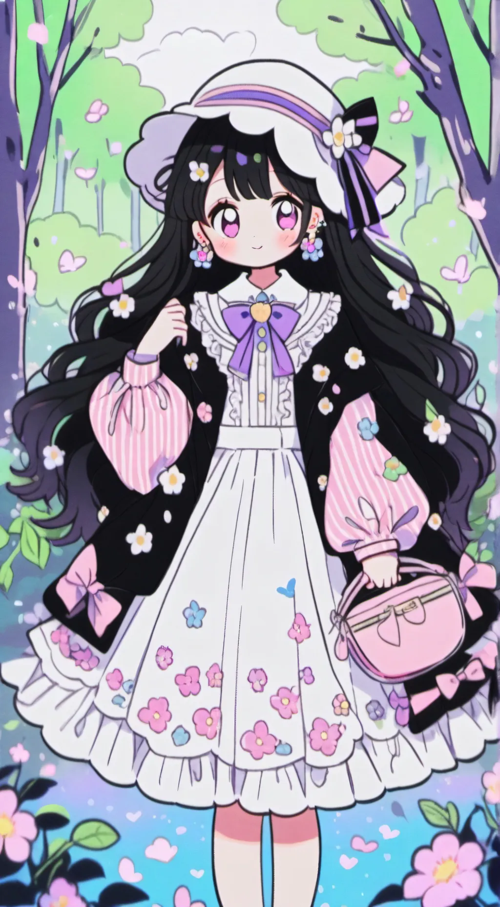 ai character: kny but your a kid background