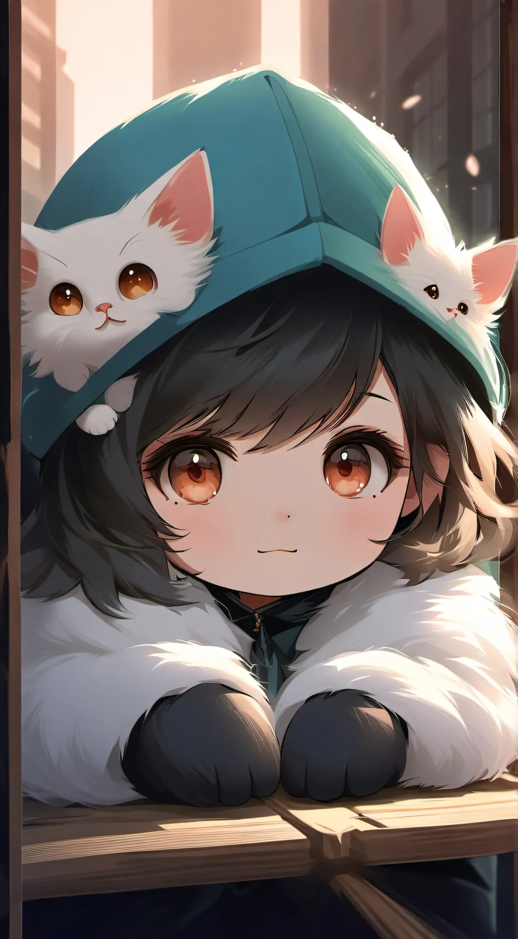 ai character: baby mila background