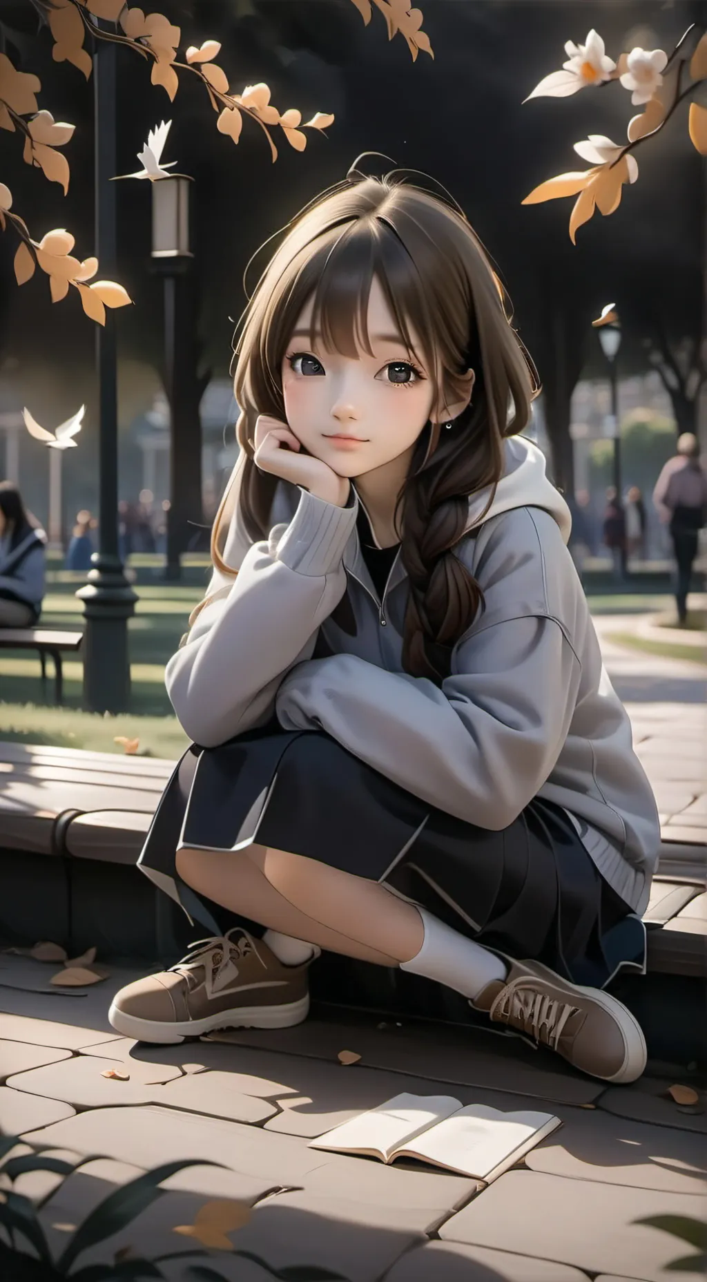 ai character: Via background